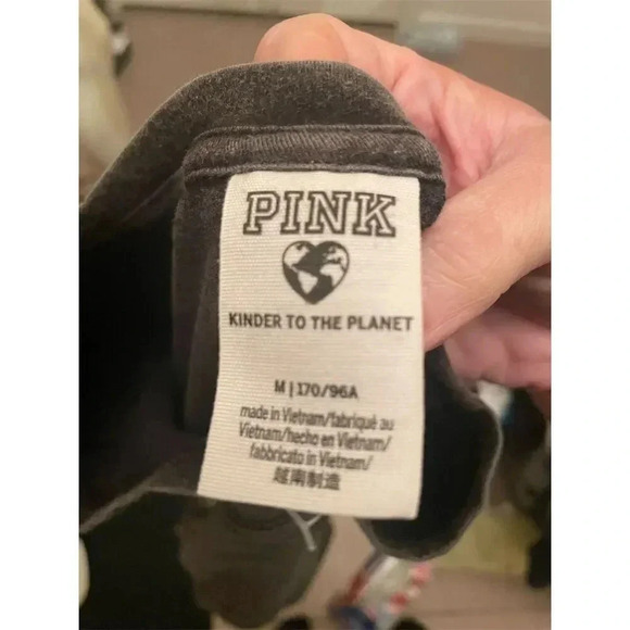 - Victoria's Secret PINK Ruched Side Short Sleeve mini dress size M - Picture 7 of 15